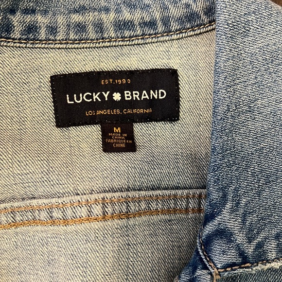 Lucky 🍀 Brand Denim jacket size M - Picture 5 of 12